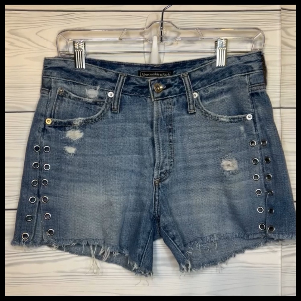 Waist 25  Amercrombie & Fitch Jean Shorts